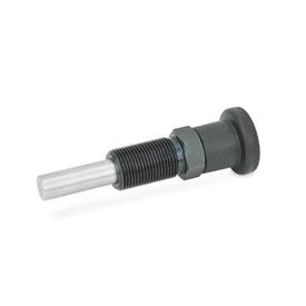 GN 817.8 Indexing Plungers, Removable Type: B - Without rest position, without lock nut