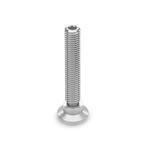 Ball Jointed Leveling Feet, Stainless Steel