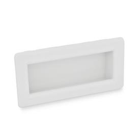 GN 739.1 Gripping Trays, Clip-In Type, Plastic Color: WS - White, RAL 9002, matte finish