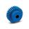 GN 7802 Ingranaggi cilindrici a denti dritti, plastica, angolo di pressione 20°, modulo 2 Colore: VDB - Rilevabile visivamente, blu, RAL 5005, finitura matt
Numero di denti z: ≤ 30