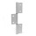 GN 2295 Bisagras, aluminio, para perfiles / paneles de aluminio, tres partes, hojas externas alargadas en vertical Tipo: I - hojas de bisagra interiores
Código: C - con orificios avellanados
l<sub>2</sub>: 245