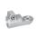 GN 276 Noix de serrage orientables, aluminium Type: AV - avec dentelures mâle
Finition: BL - blanc, grenaillée mate