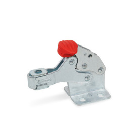 GN 820.6 Toggle Clamps, Steel / Stainless Steel, Operating Lever with T-Handle Type: M - Without lock mechanism, with two flanged washers<br />Material: ST - Steel