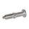 GN 818 Stainless Steel Indexing Plungers, AISI 316, with Rest Position Type: CN - With stainless steel knob, without lock nut