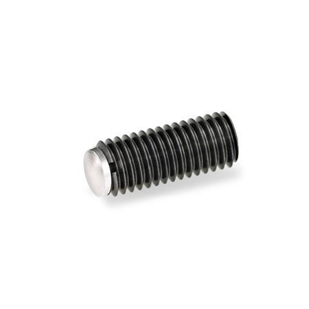 GN 913.2 Grub Screws with Hardened Pivot Type: A - With semi-spherical pivot