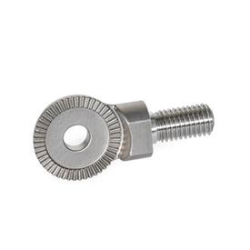 GN 187.5 Locking Plates, Stainless Steel Type: C - Stud, with external thread