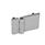 GN 237 Hinges, Zinc Die Casting, Horizontally Elongated Werkstoff: ZD - Zinc die casting
Type: C - 2x2 threaded studs
Finish: SR - Silver, RAL 9006, textured finish
Hinge wings: l3 ≠ l4 - elongated on one side