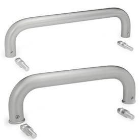 GN 426.5 Cabinet U-Handles, Stainless Steel Type: B - Mounting from the operator's side