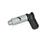 GN 712 Cam Action Indexing Plungers, Steel, Latch Plastic, Plunger Pin in Standard Position Protruded Type: R - With rest position, without lock nut