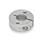 GN 7062.2 Anillos de apriete semipartidos de acero inoxidable, con orificios de brida Tipo: C - con dos orificios roscados
