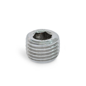 DIN 906 Threaded Plugs, Stainless Steel, with Conical Thread Material: NI - Stainless steel<br />Type: A - Without thread coating