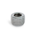 Threaded Plugs, Stainless Steel, with Conical Thread