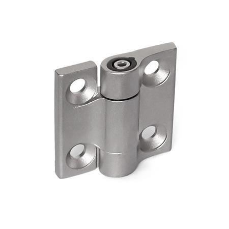 GN 437 Stainless Steel Hinges, with Adjustable Friction 