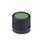 GN 526 Control Knobs, Plastic, Bushing Steel Color cover: DGN - Green, RAL 6017, matte finish