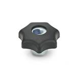 Quick Release Star Knobs, Plastic