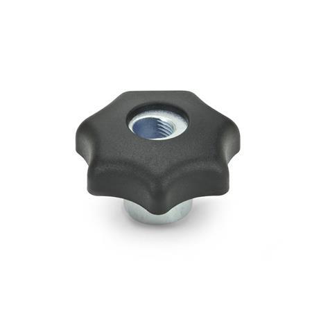 GN 6336.3 Quick Release Star Knobs, Plastic 