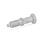 GN 617.1 Stainless Steel Indexing Plungers Material: NI - Stainless steel
Type: AN - Without lock nut, with stainless steel knob