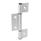 GN 2295 Hinges, for Aluminum Profiles / Panel Elements, Three-Part Type: A - Exterior hinge leafs
Coding: C - With countersunk holes
l<sub>2</sub>: 165 / 335