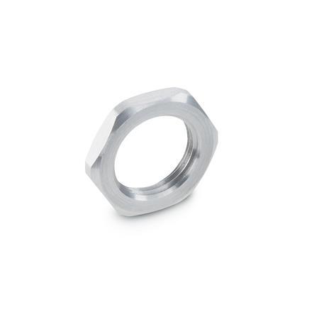 GN 909.5 Thin Stainless Steel Hex Nuts 