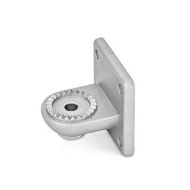 GN 272 Laschen-Klemmverbinder, Aluminium Form: AV - mit Außenverzahnung<br />Oberfläche: BL - bank, gestrahlt, matt