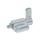 GN 722.6 Indexing Plungers, Steel, with Flange for Surface Mounting, with Rest Position, with Latch Type: E - With latch, with rest position
Finish: ZB - Zinc plated, blue passivated