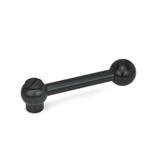 Adjustable Clamping Levers, with Threaded Insert, Steel
