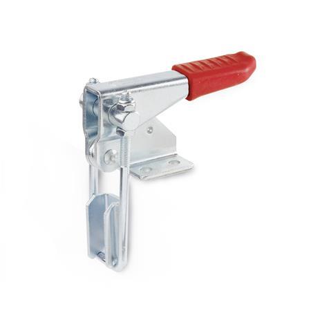 GN 851.1 Latch Type Toggle Clamps for Pulling Action Type: T3 - With square U-bolt, with catch