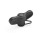 GN 634.13 Wing Nuts, Plastic, Threaded Bushing, Brass / Stainless Steel, with Loss Protection Type: R - With retaining ring