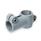 GN 192.9 T-Angle Connector Clamps, Plastic Color: G - Gray, RAL 7040, matte finish