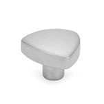 Boutons triangle, inox