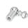 DIN 71802 Angled Ball Joints Type: CS - With threaded ball shank with safety catch
