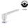 GN 305 Adjustable Hand Levers, Stainless Steel, DGUV certified, with Internal Thread, Hygienic Design Material (Sealing ring): H - HNBR