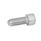 GN 606 Ball Point Screws, Stainless Steel Type: VN - Flat ball, with swivel limiting stop