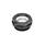 GN 743.1 Oil Sight Glasses, Aluminum, up to 180 °C Type: AS - With reflector, anodized, black