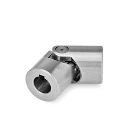 DIN 808 Universal Joints with Friction Bearing Bore code: K - With keyway<br />Type: EG - Single, friction bearing