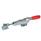 GN 850.1 Latch Type Toggle Clamps, Steel, for Pulling Action Type: TG - With draw axle, with catch, with oval head latch bolt