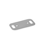 Placas separadoras, acero inoxidable, para bisagras multiarticuladas (Aluminio)