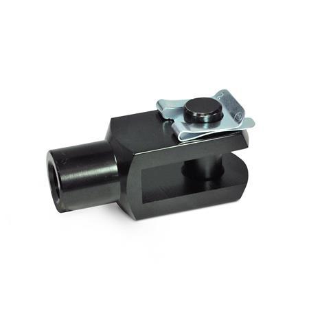 Articolazioni a forcella GN 751: Alluminio, con perno