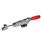 GN 850.1 Sauterelles, Inox, pour action de traction Type: TT - avec axe de tirage + cran d'arrêt + boulon de verrouillage à tête en T
Matériau: NI - Inox