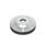 GN 6311.3 Basi, per viti senza testa DIN 6332 / viti a leva DIN 6304 / DIN 6306, acciaio Type: R - Con protezione in plastica, antiscivolo
