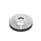 GN 6311.3 Foot Plates, for Grub Screws DIN 6332 / Tommy Screws DIN 6304 / DIN 6306, Steel Type: R - With plastic cap, non-gliding