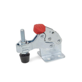 GN 820.6 Toggle Clamps, Steel / Stainless Steel, Operating Lever with T-Handle Type: MC - Without lock mechanism, with two flanged washers and clamping screw GN 708.1<br />Material: ST - Steel