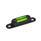 GN 2282 Livelle a bolla monodirezionali, Corpo di contenimento ottone, per montaggio con viti Sensibilità: 6 - Minuti angolari, movimento bolla di 2 mm
Materiale / Finitura: MSW - nero, RAL 9005, finitura testurizzata
N° identificativo: 3 - Finestra di visualizzazione superiore - anteriore - posteriore