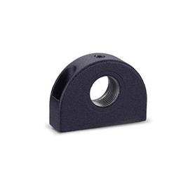 GN 412.1 Mounting Blocks, Zinc Die Casting Identification no.: 1 - Mounting from the front
