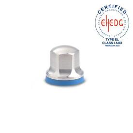 GN 1580 Muttern, Edelstahl, Hygienic Design Oberfläche: MT - mattiert (Ra < 0,8 µm)<br />Werkstoff (Dichtring): E - EPDM