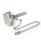 GN 5334.13 Star Knobs with Threaded Stud, Stainless Steel , with Loss Protection Type: K - With ball chain
