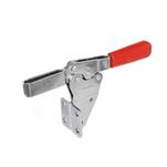Toggle Clamps, Stainless Steel, Operating Lever Horizontal, with Side Mounting