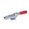 GN 850.1 Latch Type Toggle Clamps, Steel, for Pulling Action Type: TF - Without draw axle, without catch