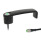GN 422 Cabinet U-Handles, Zinc die casting, with with Electrical Switching Function / with Indicator Light , with One Function Element Function element 1: LK - Indicator light LED, red / green (bi-color) (no switching function)
Connection type: S025 - Cable with plug, 0,25 m
Finish: SW - Black, RAL 9005, textured finish