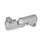 GN 286 Noix de serrage articulées, aluminium Type: S - réglage progressif
Finition: BL - blanc, finition grenaillée mate